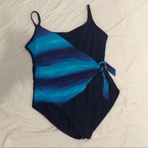 Liz Claiborne Blue Bathing Suit